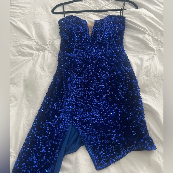 ALGLIST BLUE DRESS - Picture 3 of 6